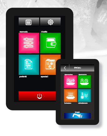 comandi touch screen 7"